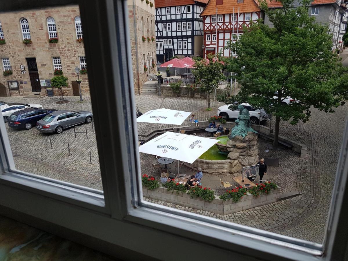 Ferienwohnung Historischer Marktplatz Spangenberg Exterior foto